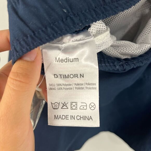 The Idle Man Navy Blue Bathing Suit Swim Shorts M NWOT - Picture 6 of 6